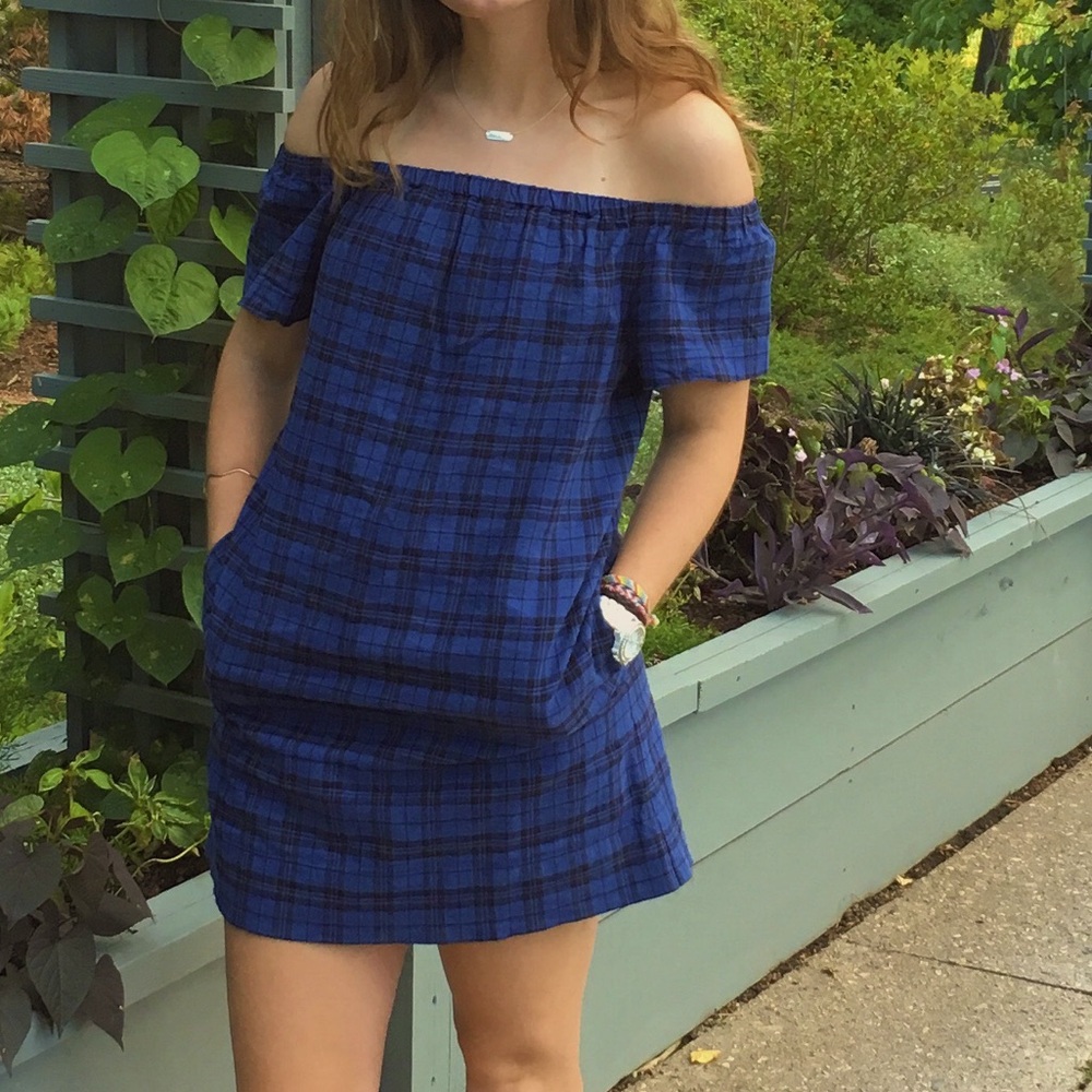Madewell off the shoulder dress